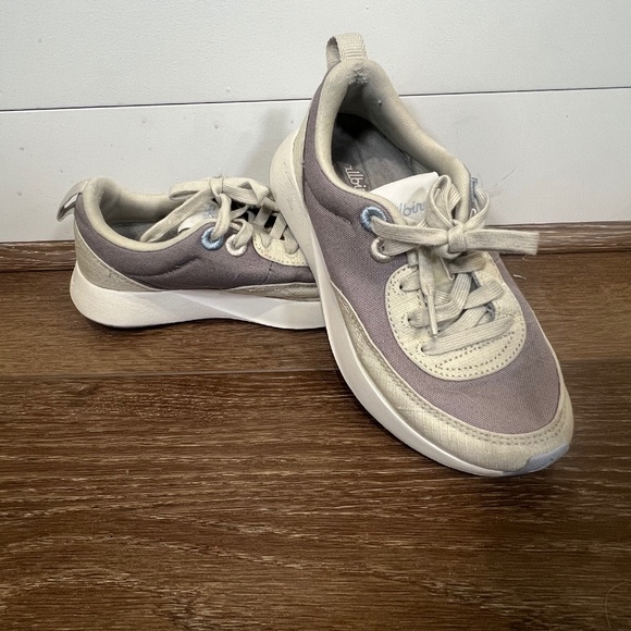 Allbirds Courier Womens Casual Sneakers Gray/Cream Sz 5 - Picture 1 of 9